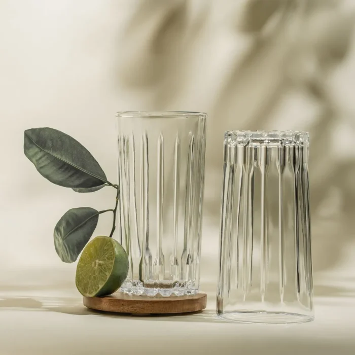 Set x 6 Vasos de Vidrio Bebidas Bali 414 ml | 14 oz Cristar - Imagen 2