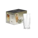 Set x 6 Vasos de Vidrio Bebidas Creta 414 ml | 14 oz Cristar - Imagen 2