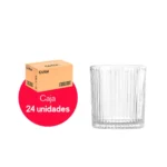 Caja x 24 Vasos de Vidrio Rocks Santorini 355 ml | 12 oz Cristar - Imagen 2
