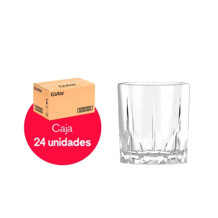 Caja x 24 Vasos de Vidrio Rocks Creta 355 ml | 12 oz Cristar - Imagen 2