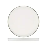 Caja x 6 Platos Tendidos de Porcelana Modest Green 28 cm ID Fine - Imagen 2