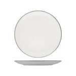 Caja x 12 Platos Tendidos de Porcelana Modest Green 23 cm ID Fine - Imagen 2