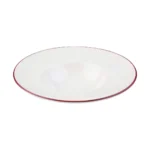 Caja x 6 Platos Pasta de Porcelana Modest Maroon 29 cm ID Fine