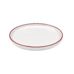 Caja x 6 Platos Tendidos de Porcelana Modest Maroon 25.5 cm ID Fine