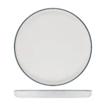 Caja x 6 Platos Tendidos de Porcelana Modest Navy 28 cm ID Fine - Imagen 2