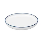 Caja x 6 Platos Tendidos de Porcelana Modest Navy 28 cm ID Fine