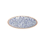 Caja x 12 Platos Tendidos de Porcelana Napoli Navy 27 cm ID Fine