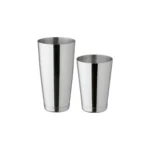Coctelera de Acero Inoxidable Boston Plateado 550 ml | 820 ml