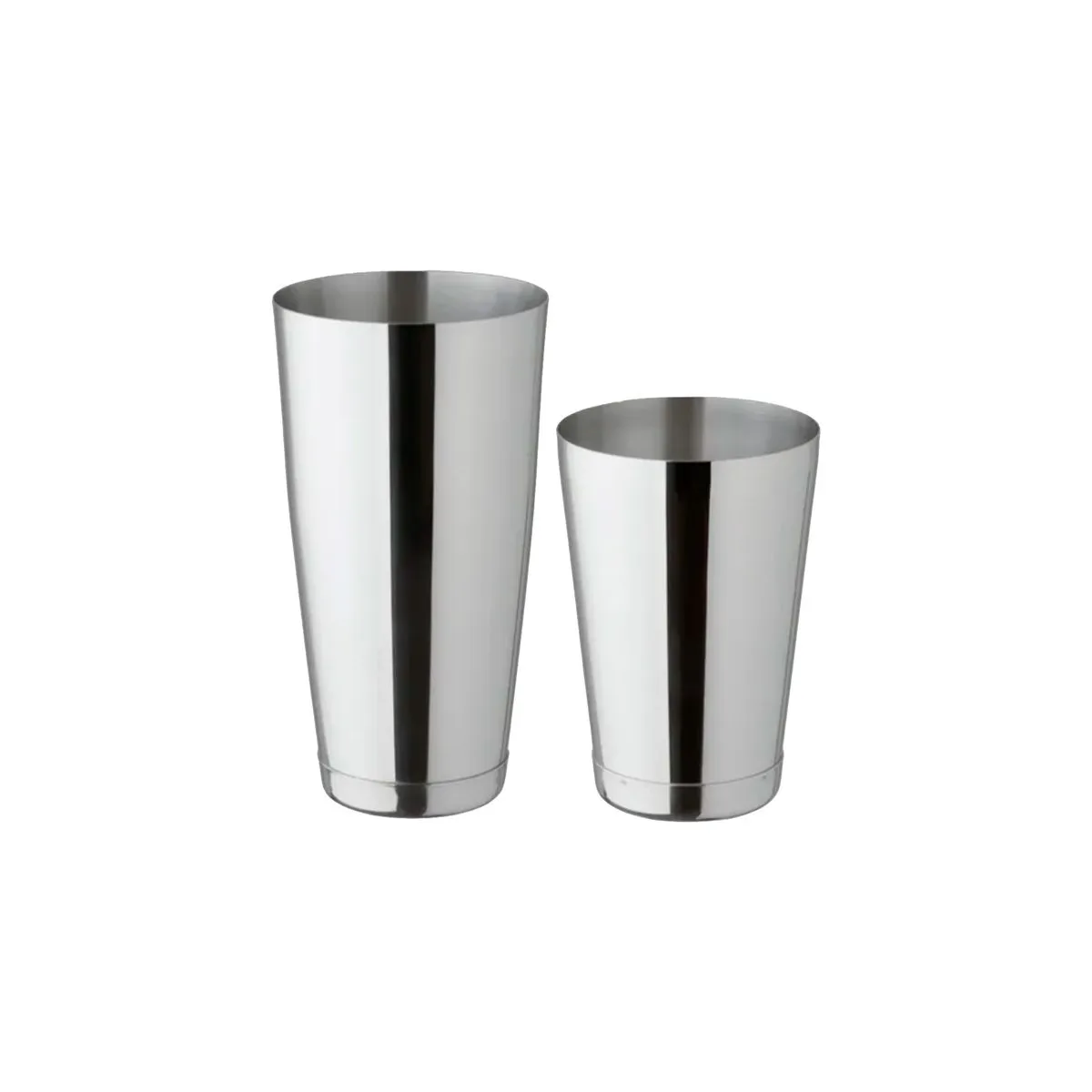 190004-1200-auto Coctelera de Acero Inoxidable Boston Plateado 550 ml | 820 ml - Imagen 1