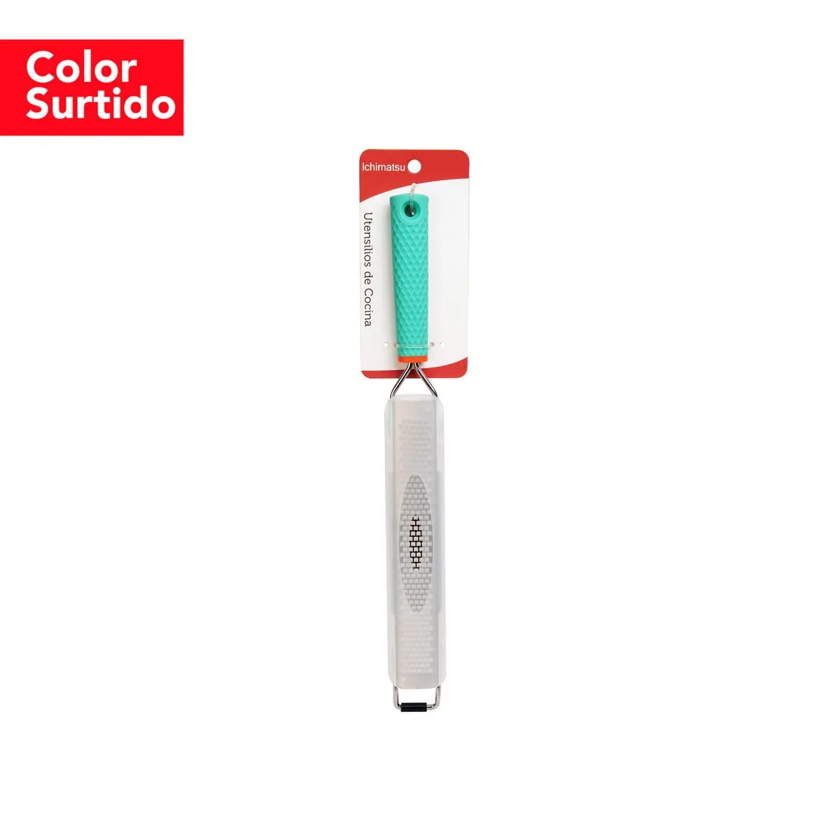 190042-1200-auto Rallador Largo de Acero Inoxidable Verde (Color Surtido) 38.5 cm - Imagen 1