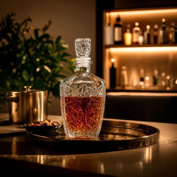 Licorera de Vidrio Diamantada 750 ml - Imagen 2