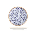 Caja x 12 Platos Tendidos de Porcelana Napoli Navy 19 cm ID Fine - Imagen 2