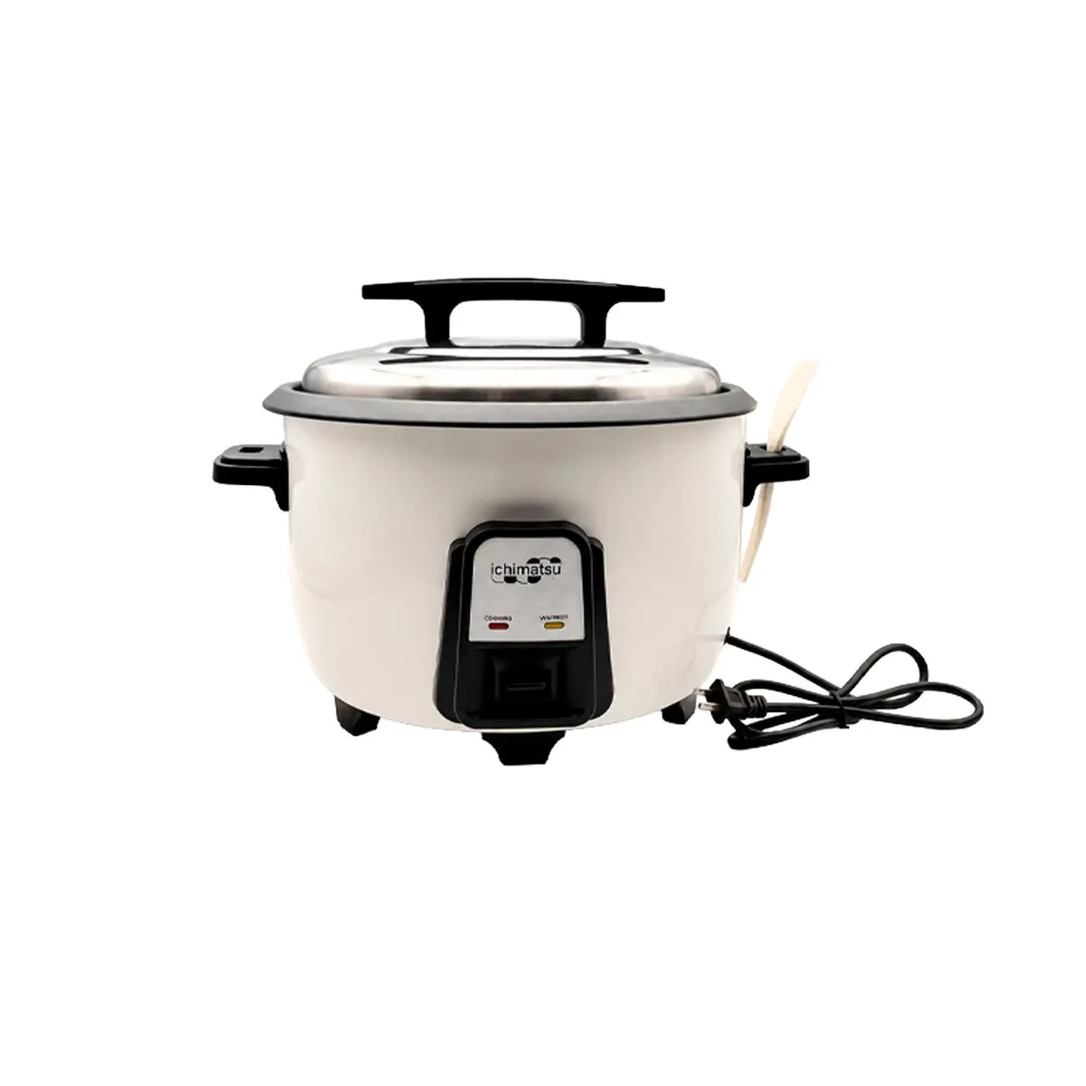 190451-1200-auto Olla Arrocera de Aluminio Blanco con Tapa 4.2 L - Imagen 1