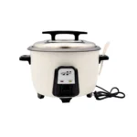 Olla Arrocera de Aluminio Blanco con Tapa 5.6 L Ichimatsu