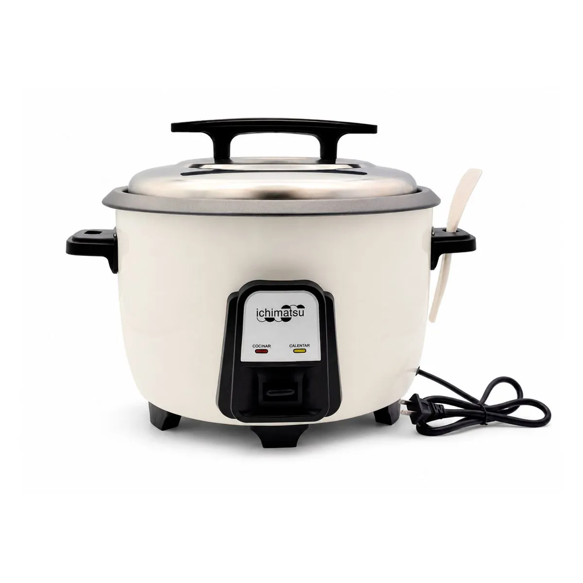 190455-1200-auto Olla Arrocera de Aluminio Blanco con Tapa 8 L - Imagen 1