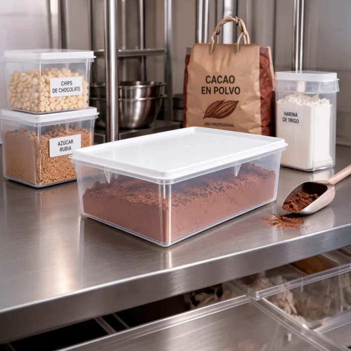 Caja Conservadora de Plástico Blanco 6.1 L | 33.6 cm Basa - Imagen 2