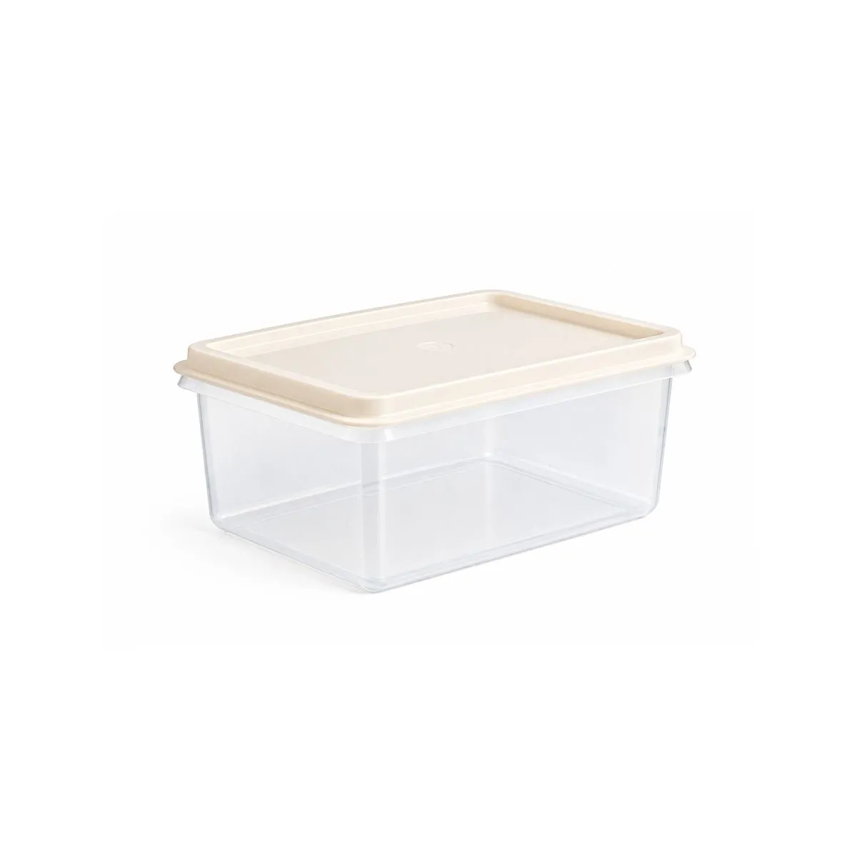 191011-1200-auto Caja Conservadora de Plástico Crema 1.1 L | 17.2 cm Basa - Imagen 1
