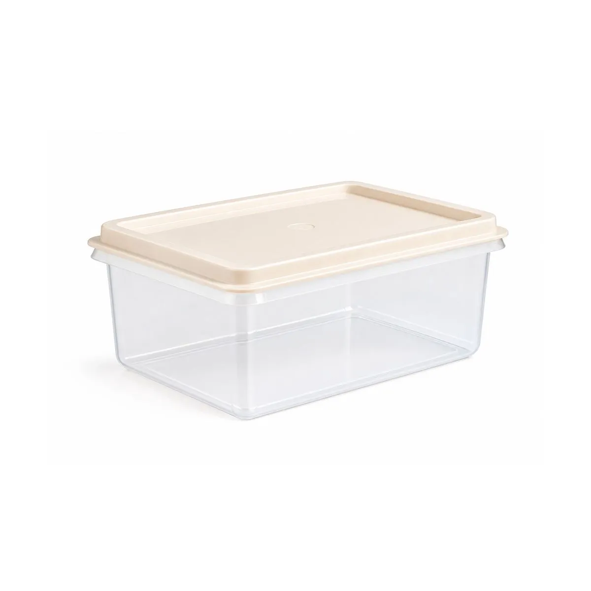 191013-1200-auto Caja Conservadora de Plástico Crema 1.8 L | 20.7 cm Basa - Imagen 1
