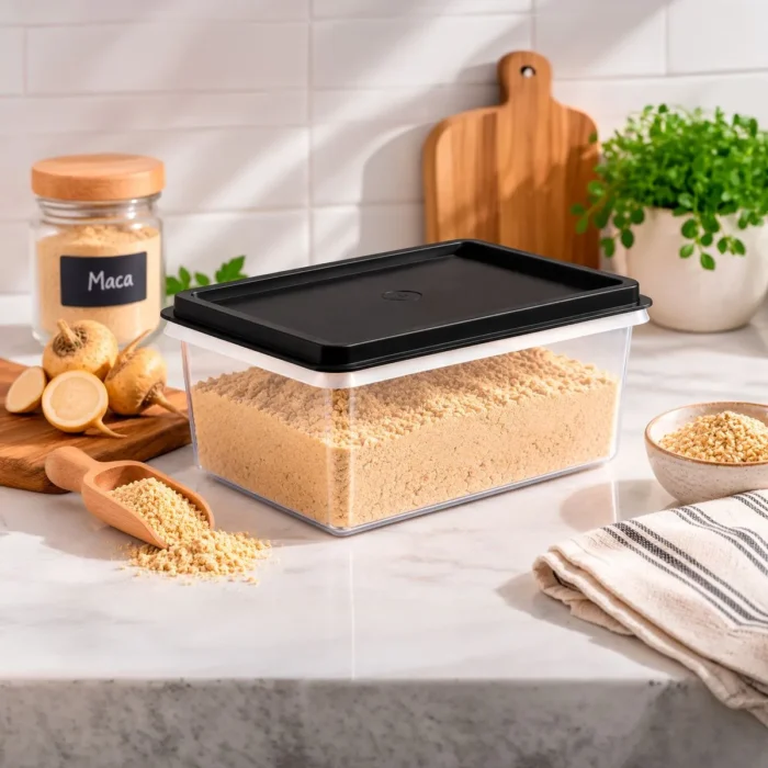 Caja Conservadora de Plástico Negro 1.8 L | 20.74 cm Basa - Imagen 2