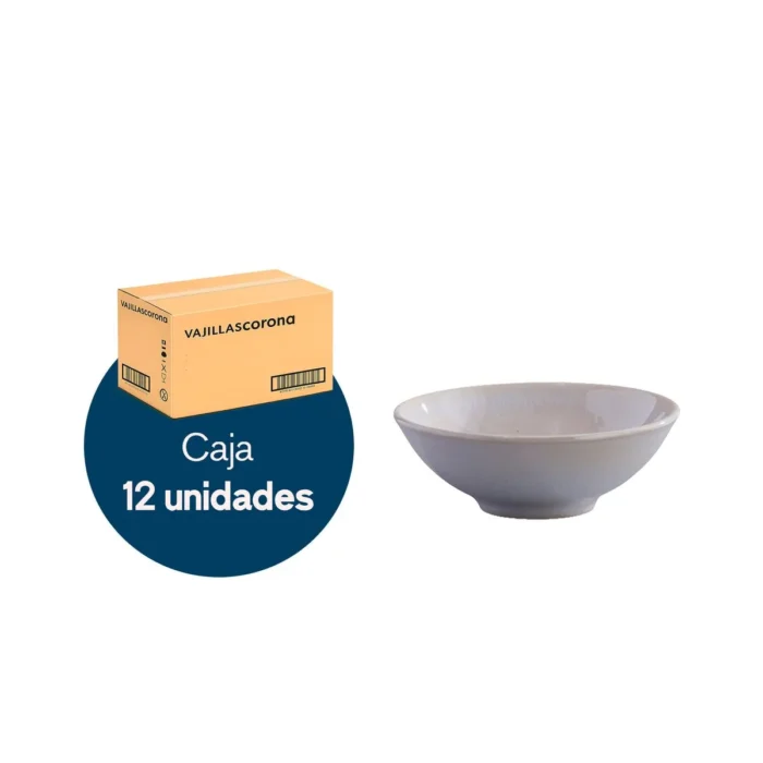 Caja x 12 Bowls Miniaturas de Porcelana Iris 81 ml Vajillas Corona - Imagen 2