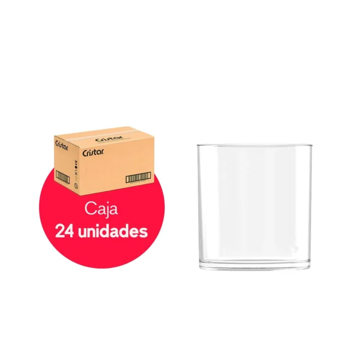 Caja x 24 Vasos Rocks de Vidrio Rio 291 ml | 13.25 oz Cristar - Imagen 2