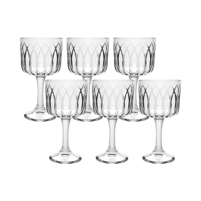 Set x 6 Copas para Vino de Vidrio 530 ml | 17 oz - Imagen 3