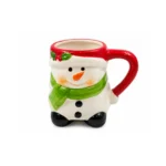 Taza Navideña Muñeco de Nieve 410 ml | 13.8 oz Ichimatsu