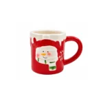 Taza Navideña Muñeco de Nieve 400 ml | 13.5 oz Ichimatsu